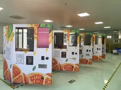 Automático de la máquina de venta de jugo de naranja recién exprimido