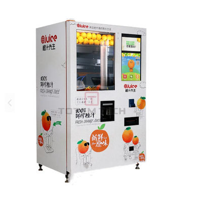 Calidad  TA01 Orange Fresh Juice Vending Machine Automatic Cash Coin Card Payment fábrica