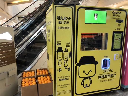 Máquina anaranjada profesional automática del Juicer para la escuela de la alameda del supermercado