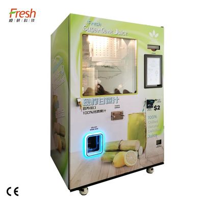 Juice Sugarcane Vending Machine fresco 220V automático para el supermercado