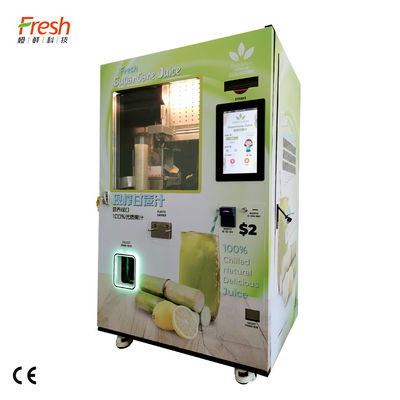 Sr. Orange Sugarcane Juice Vending Machine Custom 220V 800W para 100 - 120 tazas