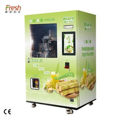 Juice Sugarcane Vending Machine fresco 220V automático para el supermercado