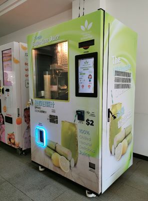 Juice Sugarcane Vending Machine fresco 220V automático para el supermercado