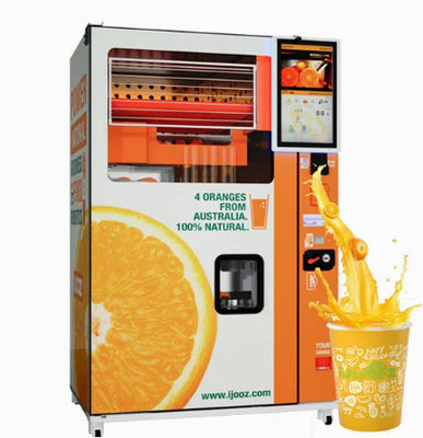 El QR Code inalámbrico da fruto Juice Vending Machine 220V - 240V 50Hz Frost refrescado aire libremente