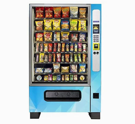 La máquina expendedora combinada 350W del hospital modificó el color para requisitos particulares para la fruta Juice Snack