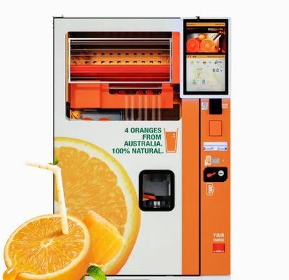 Comida Juice Self Vending Machine Automatic Juice Maker Commercial anaranjado 1100W