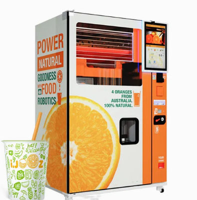Comida Juice Self Vending Machine Automatic Juice Maker Commercial anaranjado 1100W