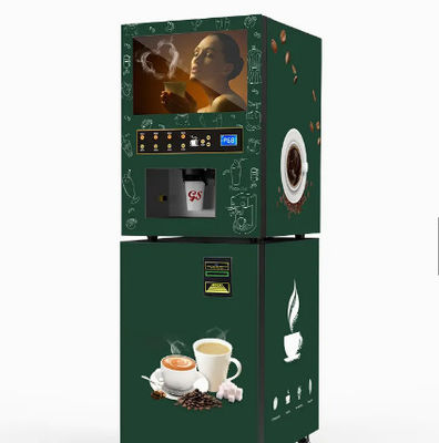 Pago anaranjado de Juice Vending Machine Coin Note de la comida del servicio del uno mismo con el sistema de enfriamiento