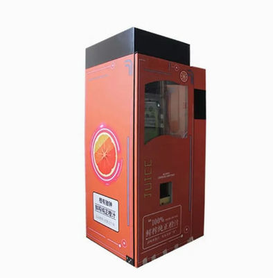 Máquina anaranjada eléctrica automática del exprimidor de la máquina expendedora comercial al por menor de la fruta