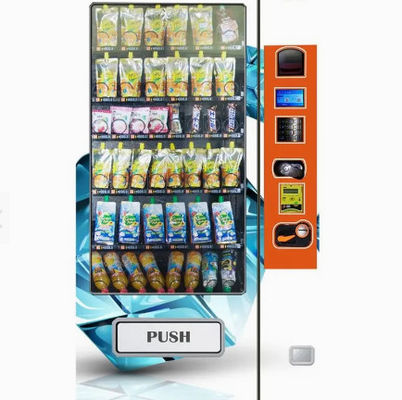 Lector de tarjetas anaranjado combinado al aire libre de Juice Vending Machine Standard With