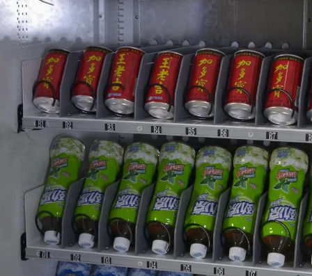 Lector de tarjetas anaranjado combinado al aire libre de Juice Vending Machine Standard With