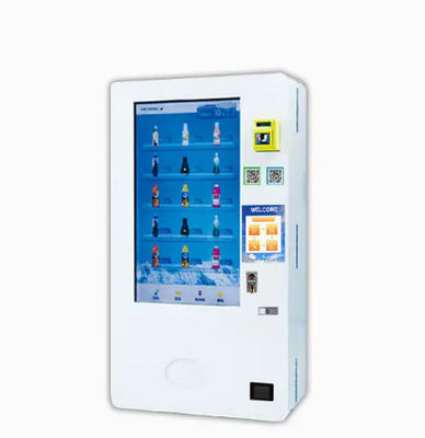 La placa de metal anaranjada de Juice Cups Retail Vending Machine 30W modificó para requisitos particulares