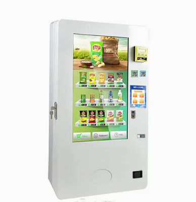 La placa de metal anaranjada de Juice Cups Retail Vending Machine 30W modificó para requisitos particulares