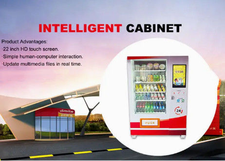 CA modificada para requisitos particulares Mart Orange Fresh Vending Machine elegante 220V 50HZ