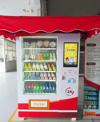 CA modificada para requisitos particulares Mart Orange Fresh Vending Machine elegante 220V 50HZ