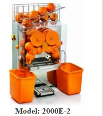 Fresco automático comercial del extractor de la máquina anaranjada del Juicer del limón que vende exprimido