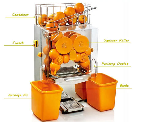 PLC Juice Machine Lemon Pomegranate Extracting anaranjado exprimido fresco 120W