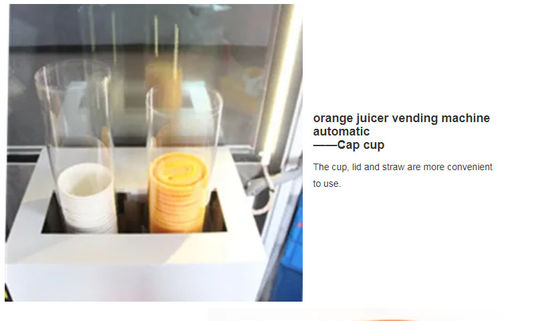CE automático 1500W de la máquina expendedora anaranjada fresca del Juicer certificado