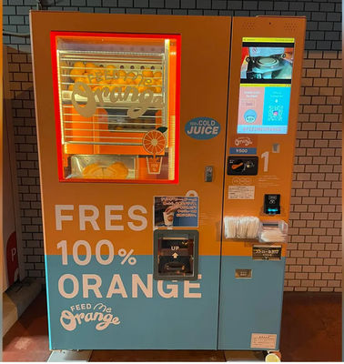 Fruta auto Juice Vending Machine anaranjado fresco 1000W para la tienda del supermercado