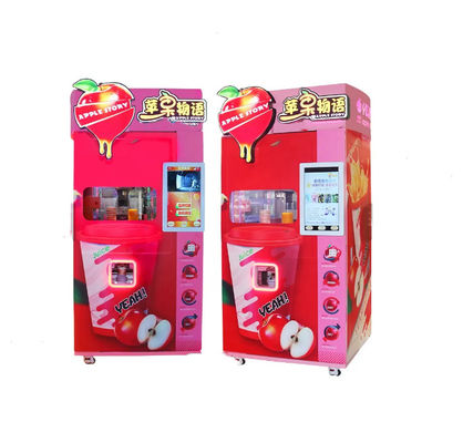 Apple anaranjado Juice Cold Drink Vending Machine 500W para las alamedas de los supermercados de la tienda