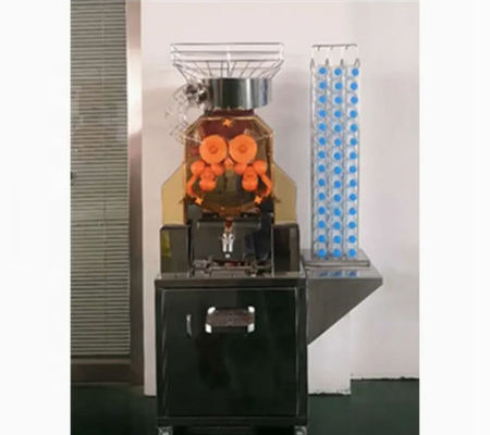 Acero inoxidable anaranjado de Juice Vending Machine Automatic Maker del metal industrial