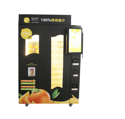 La ensalada de fruta exprimió recientemente a Juice Vending Machine With anaranjado pantalla de 32 pulgadas