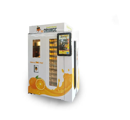 Juice Unmanned Vending Machine presionado fresco 24 horas de servicio del uno mismo para el mercado