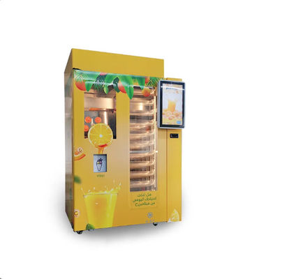 El auto exprimió a Juice Vending Machine Natural Orange fresco Juice Dispenser Machine