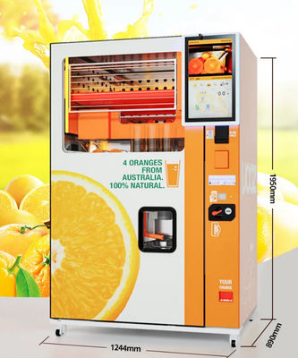 Máquina expendedora inalámbrica 1100W del pago del QR Code para el zumo de fruta