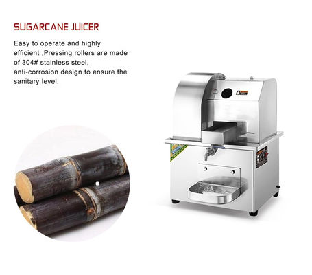 Poder Sugar Cane Squeezer Stainless Steel 220V Sugar Cane Juice Extractor del tornillo
