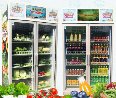 Juice Vending Machine Electric automático anaranjado 24 horas de servicio 110V - 220V del uno mismo