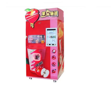 24 horas de Apple Juice Vending Machine 500W para los centros comerciales de los supermercados