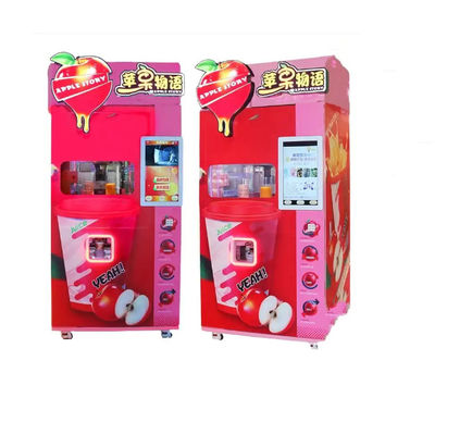 24 horas de Apple Juice Vending Machine 500W para los centros comerciales de los supermercados