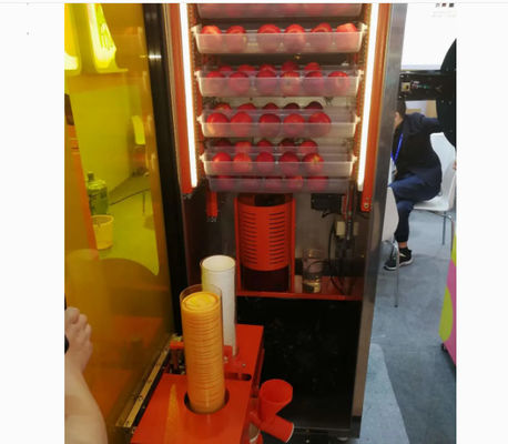 pago anaranjado eléctrico de la nota de la moneda de la máquina del Juicer de la fruta 800W con el sistema de enfriamiento