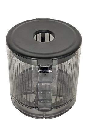HJ303 extractor de jugo de masticación lenta de color gris plateado con una calavera ancha de 155 mm para piña entera, motor de 200 W, taza de jugo de 1000 ml, <70 dB operación silenciosa