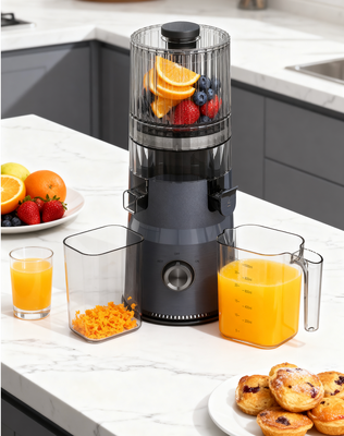 Licuadora Compacta Lenta HJ103A Smart Fresh – La Combinación Perfecta de Estilo y Sustancia con 4 Opciones de Color, Conducto Ancho de 135 mm, Prensado en Frío de 200 W y Autolimpieza
