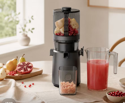 Licuadora Fresh Smart HJ303 Extra Ancha de Extracción Lenta – La Licuadora Familiar de Fruta Entera con Tubo de 155mm, Tolva de 2400ml, Prensado en Frío de 200W y Autolimpieza