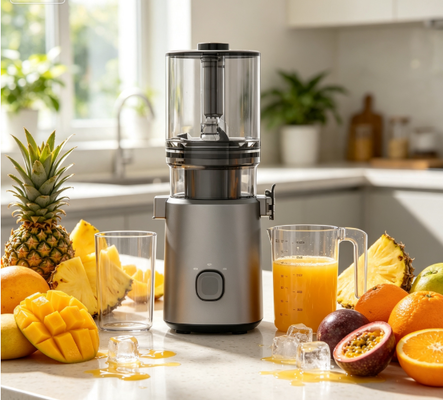 Fresco Smart HJ303 extra-ancho de masticación lenta extrajuicer transformar sus mañanas con toda la energía de la piña con 155mm chute, 2400ml Hopper, 200W de prensa en frío y autolimpieza