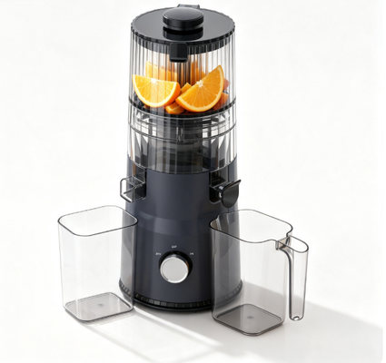 Extractor de Jugos Lento y Compacto HJ103A Smart Fresh – La Combinación Perfecta de Estilo y Nutrición con Boquilla Ancha de 135mm, Prensado en Frío de 200W y Autolimpieza