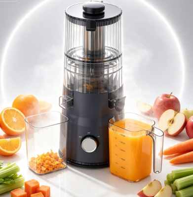 Licuadora Lenta Inteligente Fresh HJ103A Compacta – Elegante Edición Multicolor con Boca Ancha de 135 mm, Prensado en Frío de 200 W y Autolimpieza para Cocinas Pequeñas