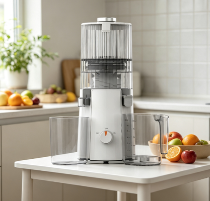 Extractor lento de masticación inteligente HJ102A para oficina y lugar de trabajo – Compacto de 200W, silencioso, con canal de 135 mm, tecnología de prensado en frío de 55 RPM para una nutrición saludable en el día de trabajo