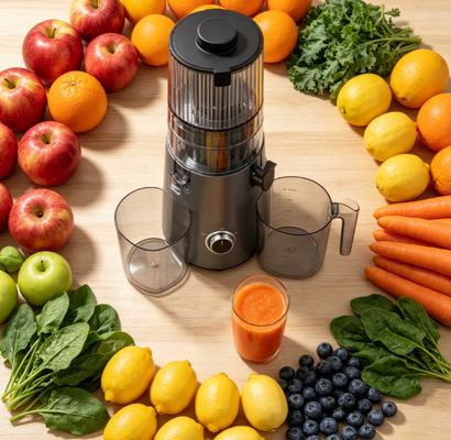 Fresco Smart HJ103 simple y lento masticador de jugo simple y simple funciona.