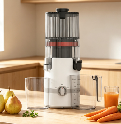 Exprimidor Doméstico Premium Fresh Smart HJ102B — Tolva Grande, Funcionamiento Silencioso y Diseño Fácil de Limpiar